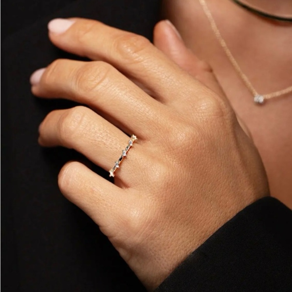 Ring Concierge 14k Baguette Distance Ring Size 5.5